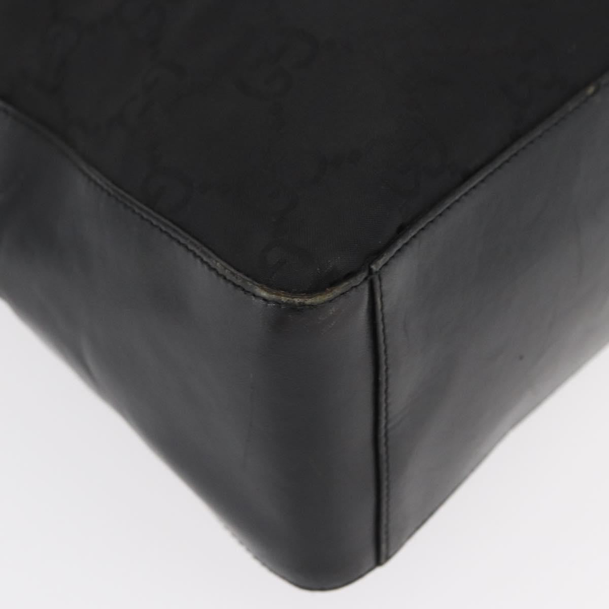 Gucci Vintage Hobo Gg Canvas Black Canvas Shoulder Bag Bag (Pre-Owned)