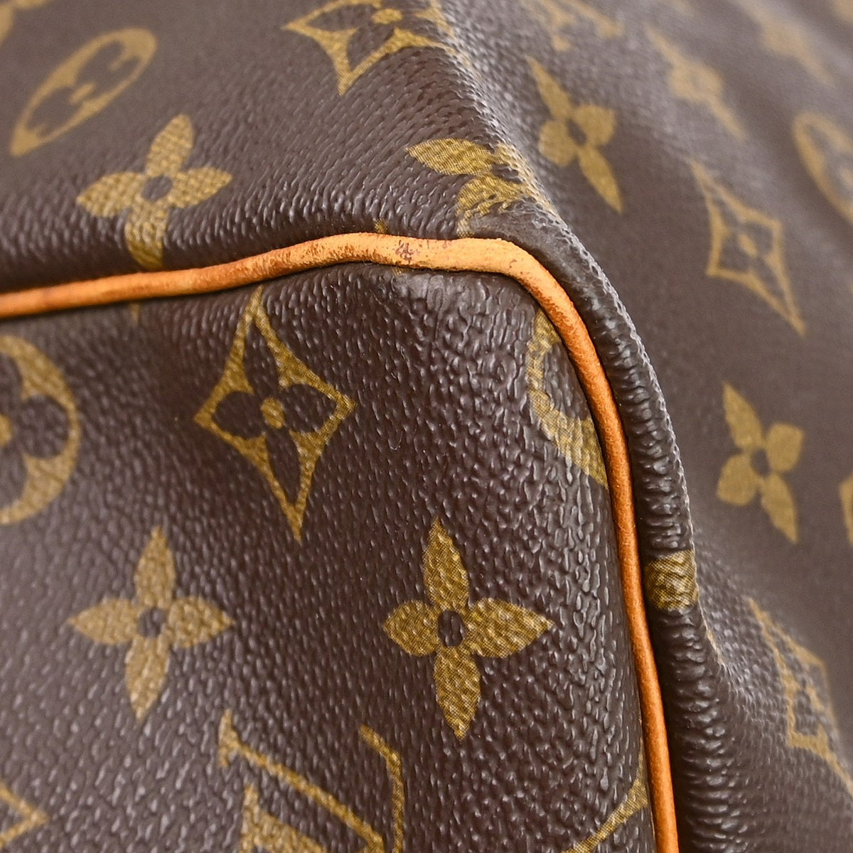Louis Vuitton Keepall Bag Monogram Canvas Brown Canvas Travel Bag Bag (Pre-Owned)