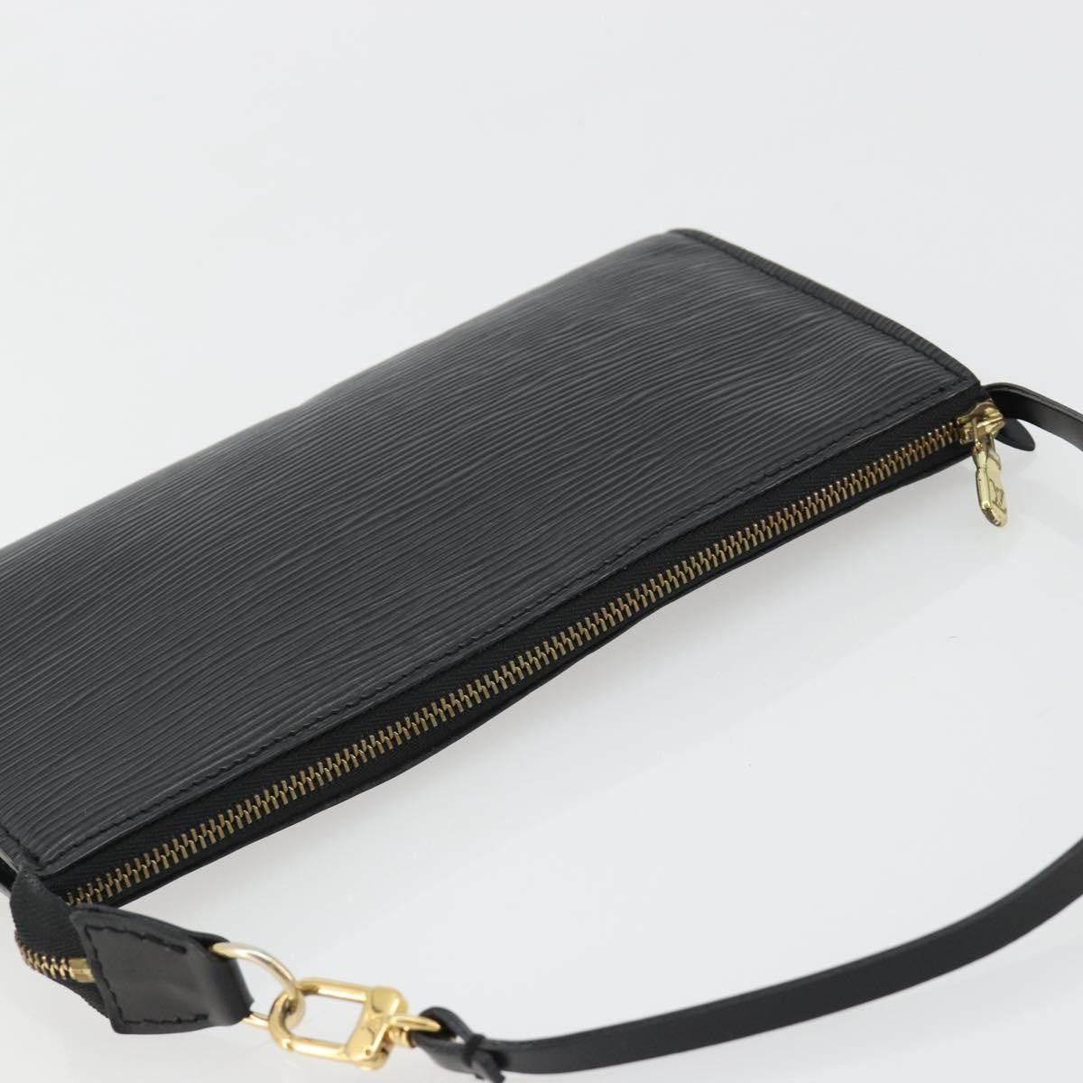 Louis Vuitton Pochette Accessoires Epi Leather Black Leather Clutche & Pouche Bag (Pre-Owned)