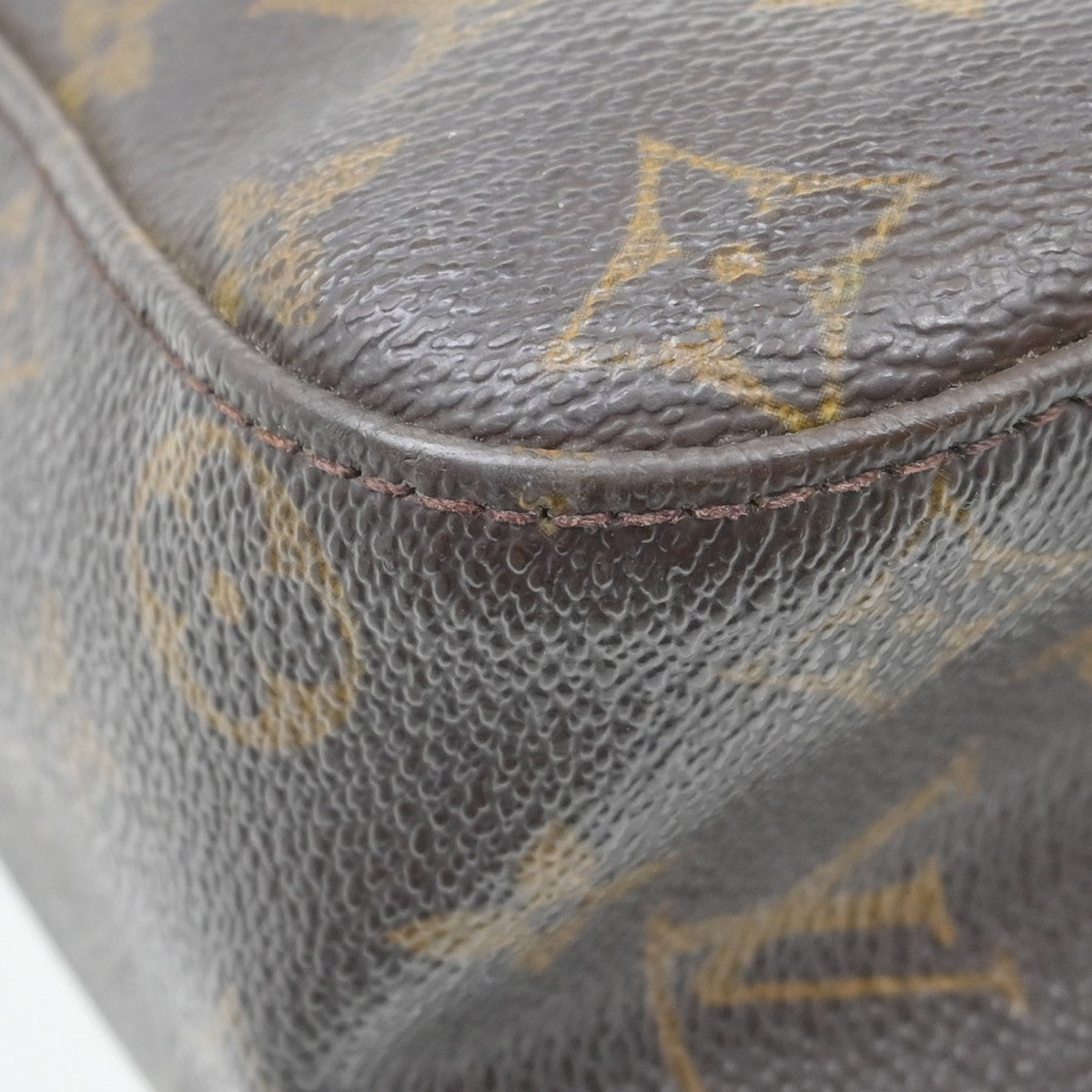 Louis Vuitton Monogram Looping Handbag Monogram Canvas Brown Canvas Shoulder Bag Bag (Pre-Owned)