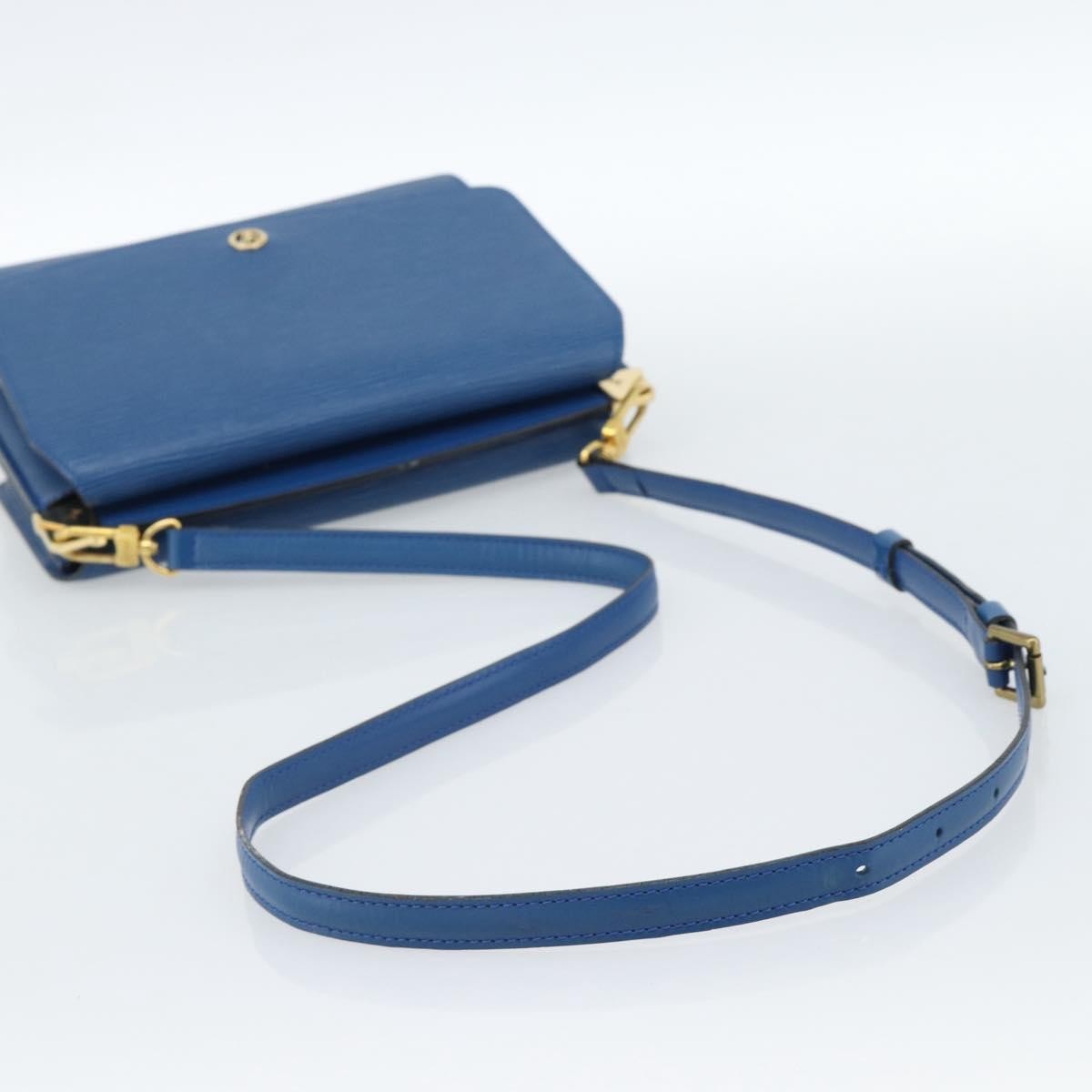 Louis Vuitton Grenelle Shoulder Bag Epi Leather Blue Leather Shoulder Bag Bag (Pre-Owned)