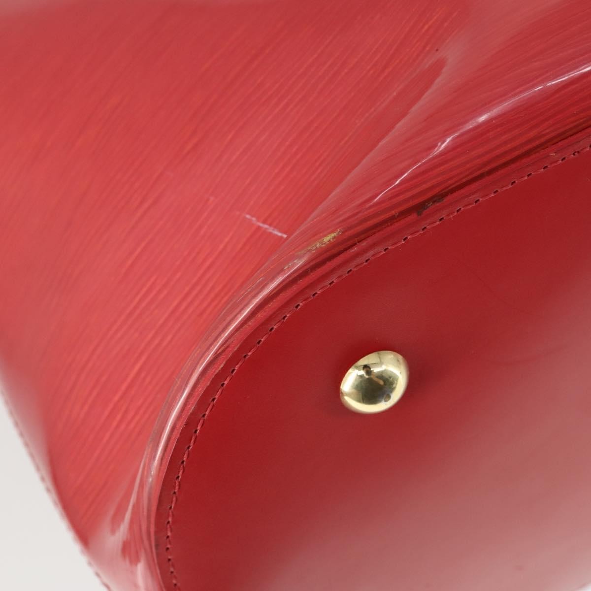 Louis Vuitton Plage Lagoon Bay Handbag Vinyl Epi Leather Red Plastic Tote Bag Bag (Pre-Owned)
