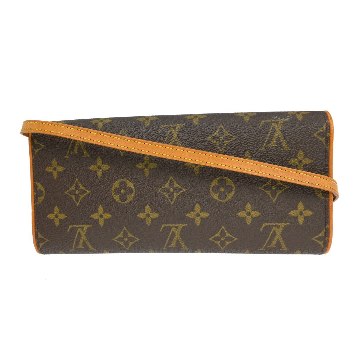 Louis Vuitton Twin Handbag Monogram Canvas Brown Canvas Clutche & Pouche Bag (Pre-Owned)