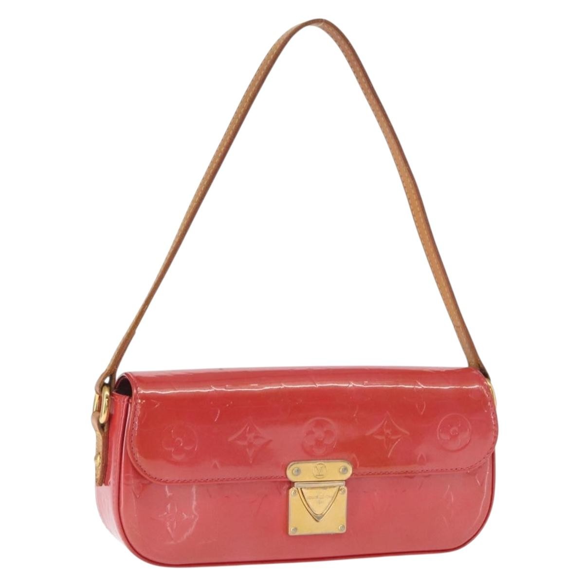 Louis Vuitton Malibu Street Handbag Monogram Vernis Red Patent_Leather Handbag (Pre-Owned)