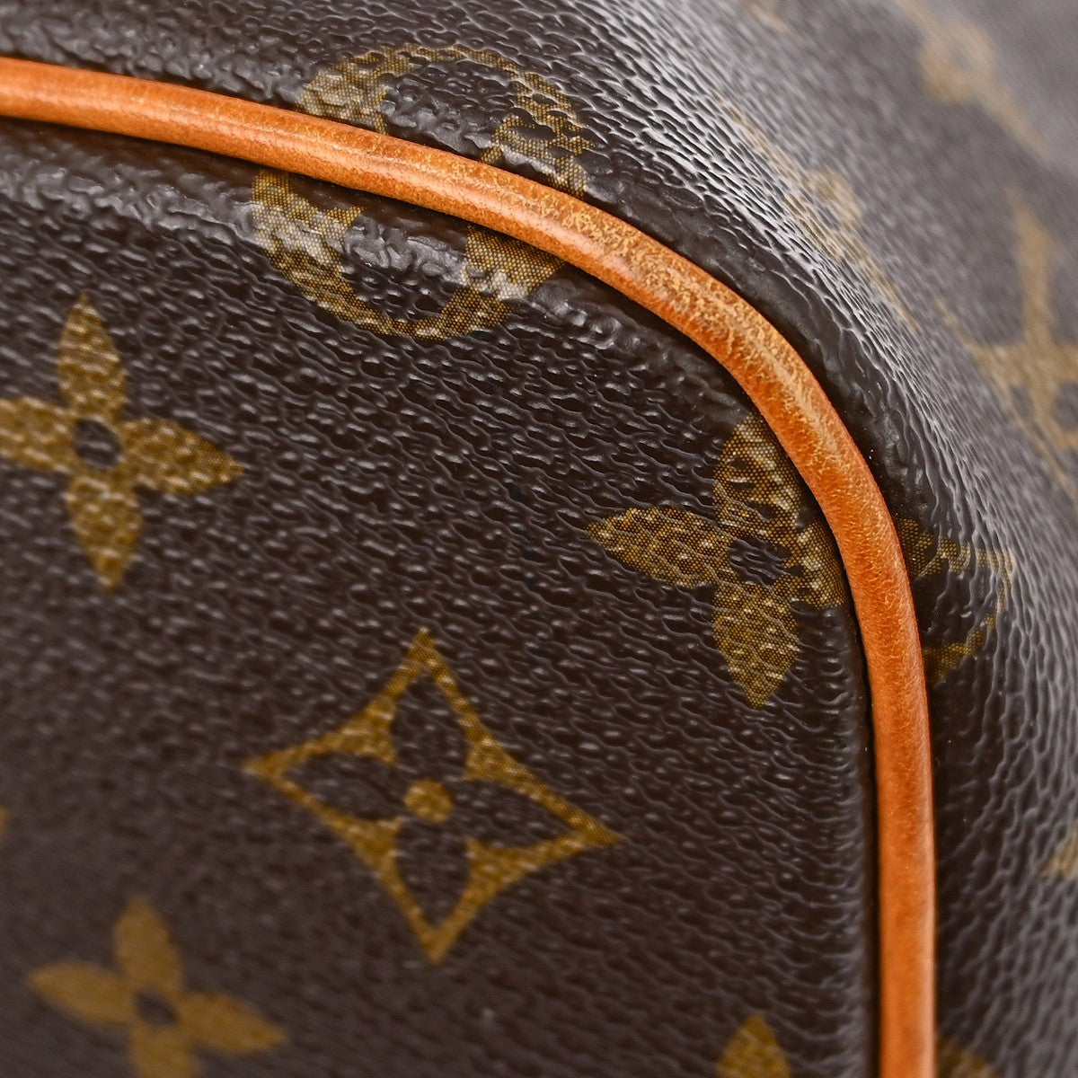 Louis Vuitton Palermo Handbag Monogram Canvas Brown Canvas Tote Bag Bag (Pre-Owned)