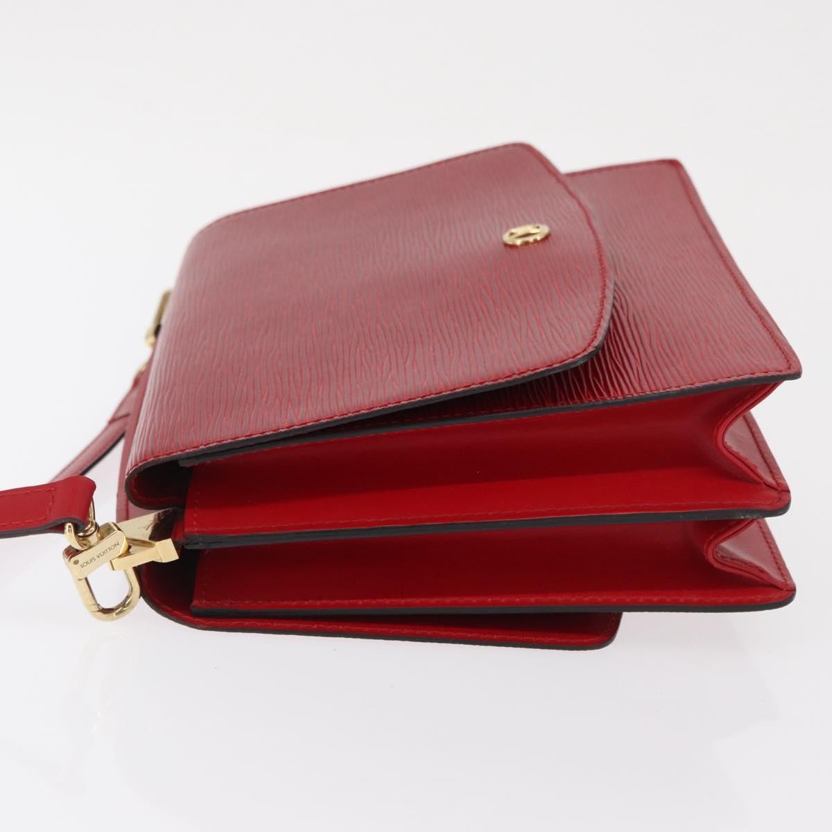Louis Vuitton Grenelle Shoulder Bag Epi Leather Red Leather Shoulder Bag Bag (Pre-Owned)