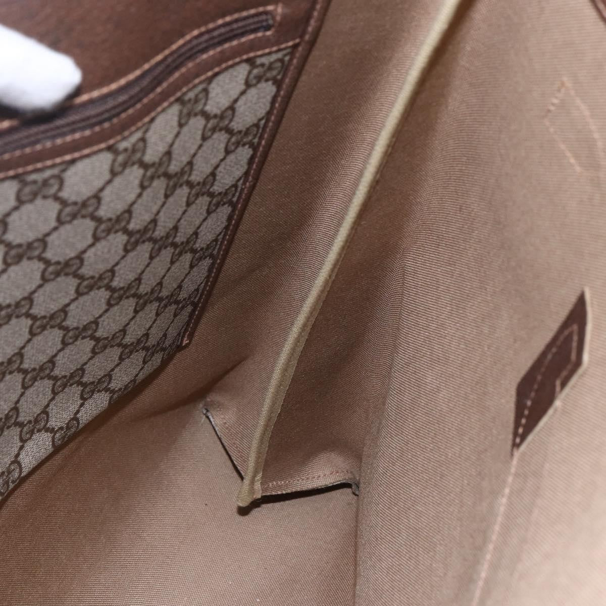 Gucci Vintage Tote Gg Canvas Beige Pvc Tote Bag Bag (Pre-Owned)