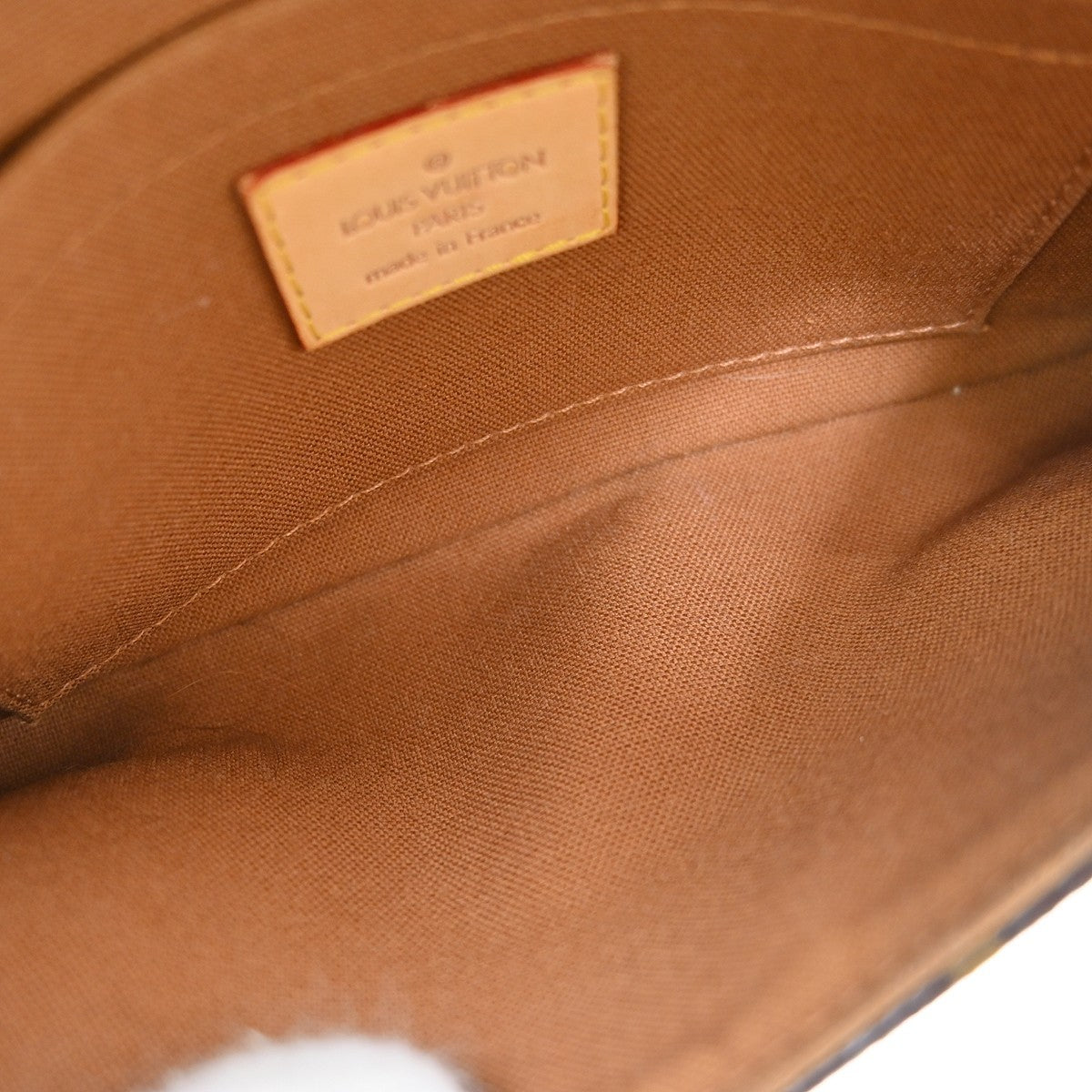 Louis Vuitton Ceinture Pochette Solo Belt Bag Monogram Canvas Brown Canvas Clutche & Pouche Bag (Pre-Owned)