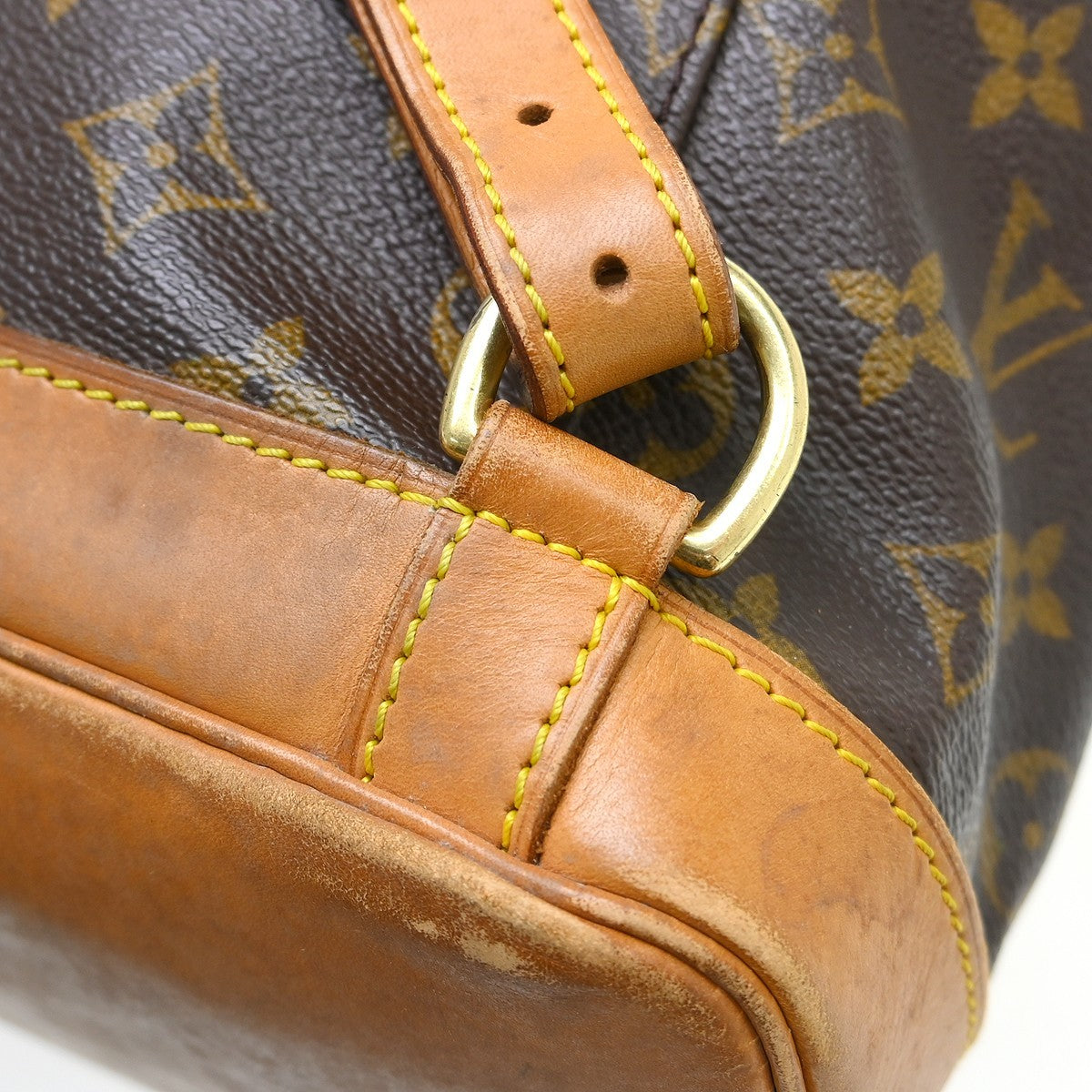 Louis Vuitton Vintage Montsouris Backpack Monogram Canvas Brown Canvas Backpack Bag (Pre-Owned)