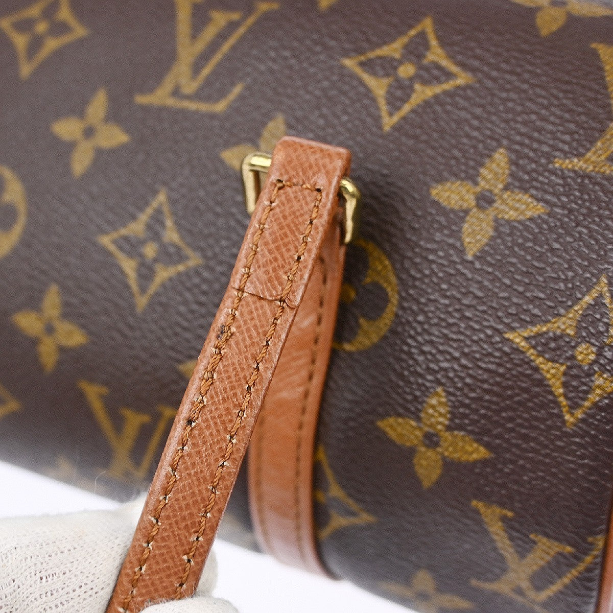 Louis Vuitton Papillon Handbag Monogram Canvas Brown Canvas Handbag (Pre-Owned)