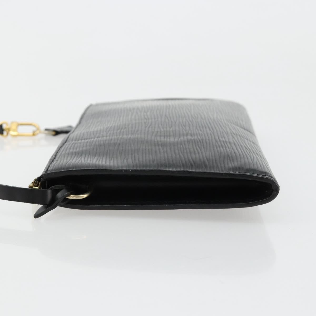 Louis Vuitton Pochette Accessoires Epi Leather Black Leather Clutche & Pouche Bag (Pre-Owned)