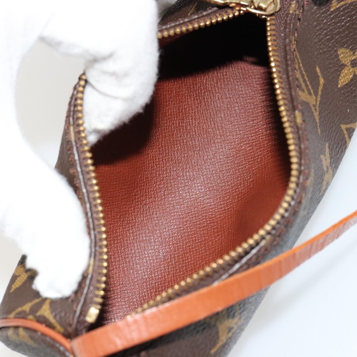 Louis Vuitton Papillon Pochette Monogram Canvas Brown Canvas Clutche & Pouche Bag (Pre-Owned)