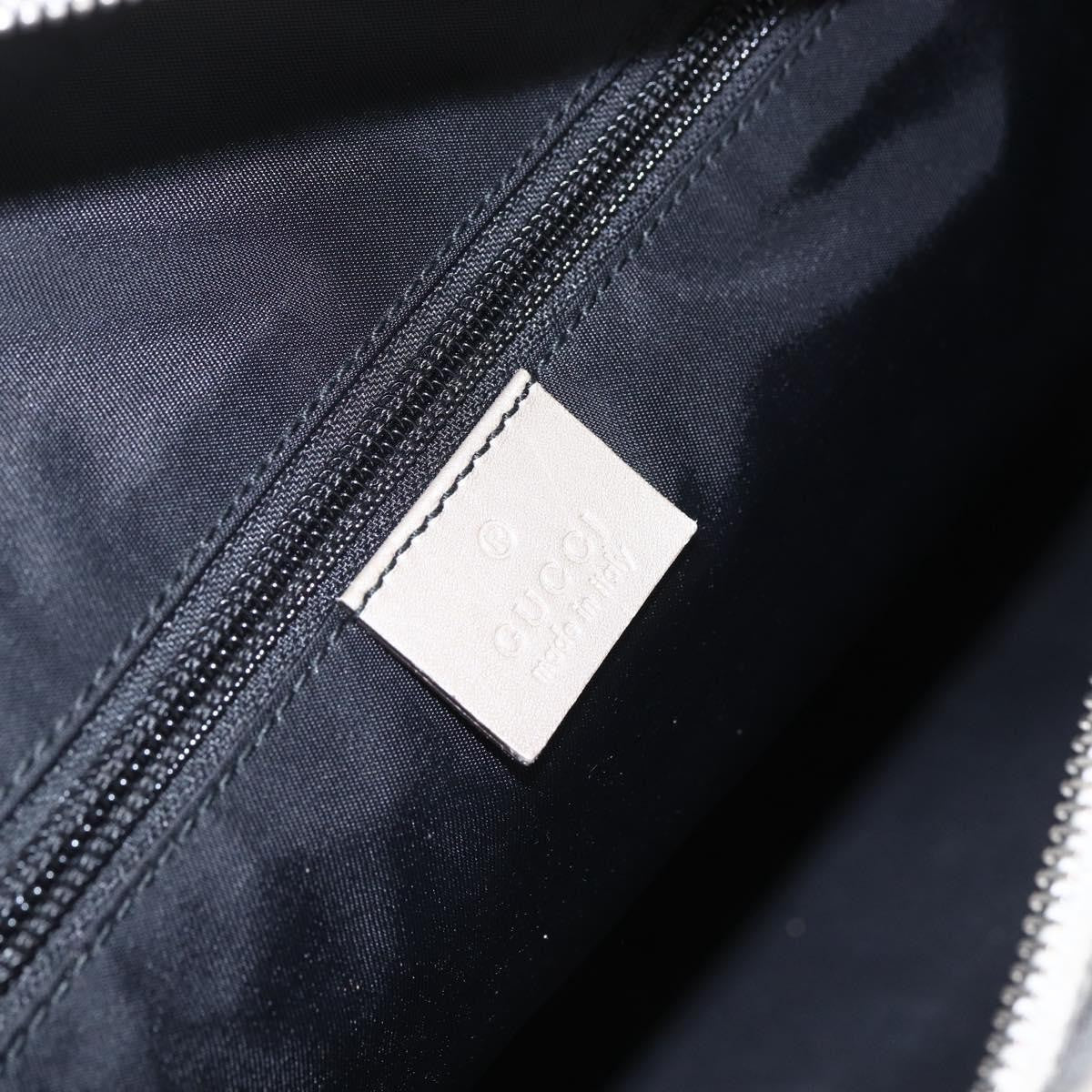 Gucci Plus Tote Gg Imprime Silver Canvas Tote Bag Bag (Pre-Owned)