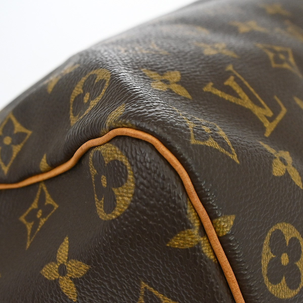 Louis Vuitton Speedy Handbag Monogram Canvas Brown Canvas Handbag (Pre-Owned)