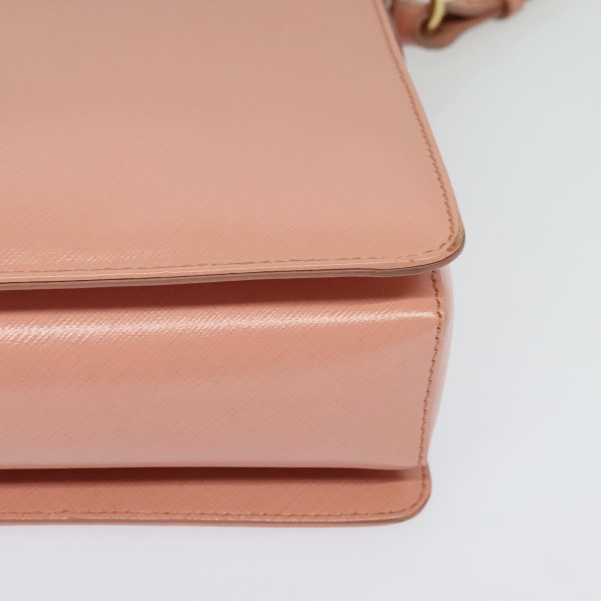 Salvatore Ferragamo Vala Shoulder Bag Leather Pink Leather Bag (Pre-Owned)
