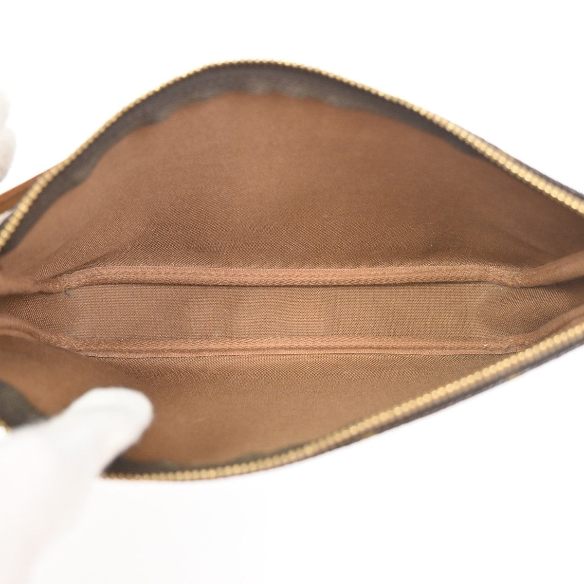 Louis Vuitton Pochette Accessoires Nm Monogram Canvas Brown Canvas Clutche & Pouche Bag (Pre-Owned)