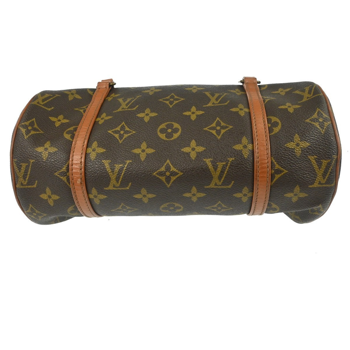 Louis Vuitton Papillon Handbag Monogram Canvas Brown Canvas Handbag (Pre-Owned)