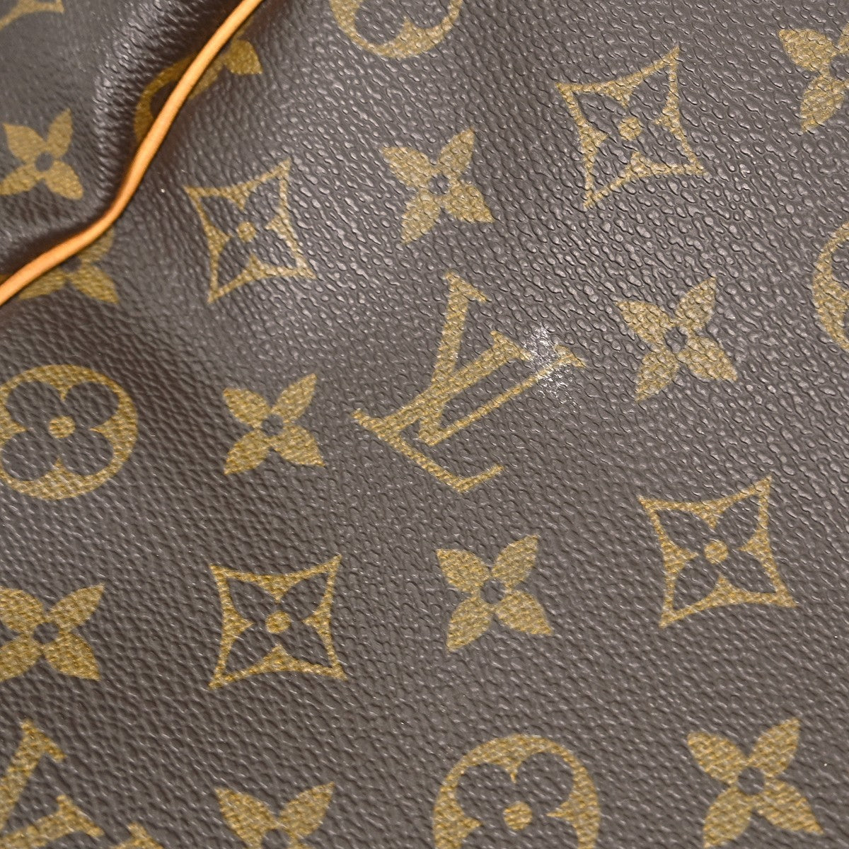 Louis Vuitton Keepall Bag Monogram Canvas Brown Canvas Travel Bag Bag (Pre-Owned)