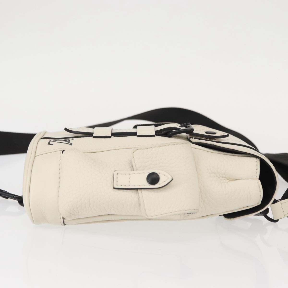 Louis Vuitton Christopher Backpack Taurillon Leather White Leather Shoulder Bag Bag (Pre-Owned)