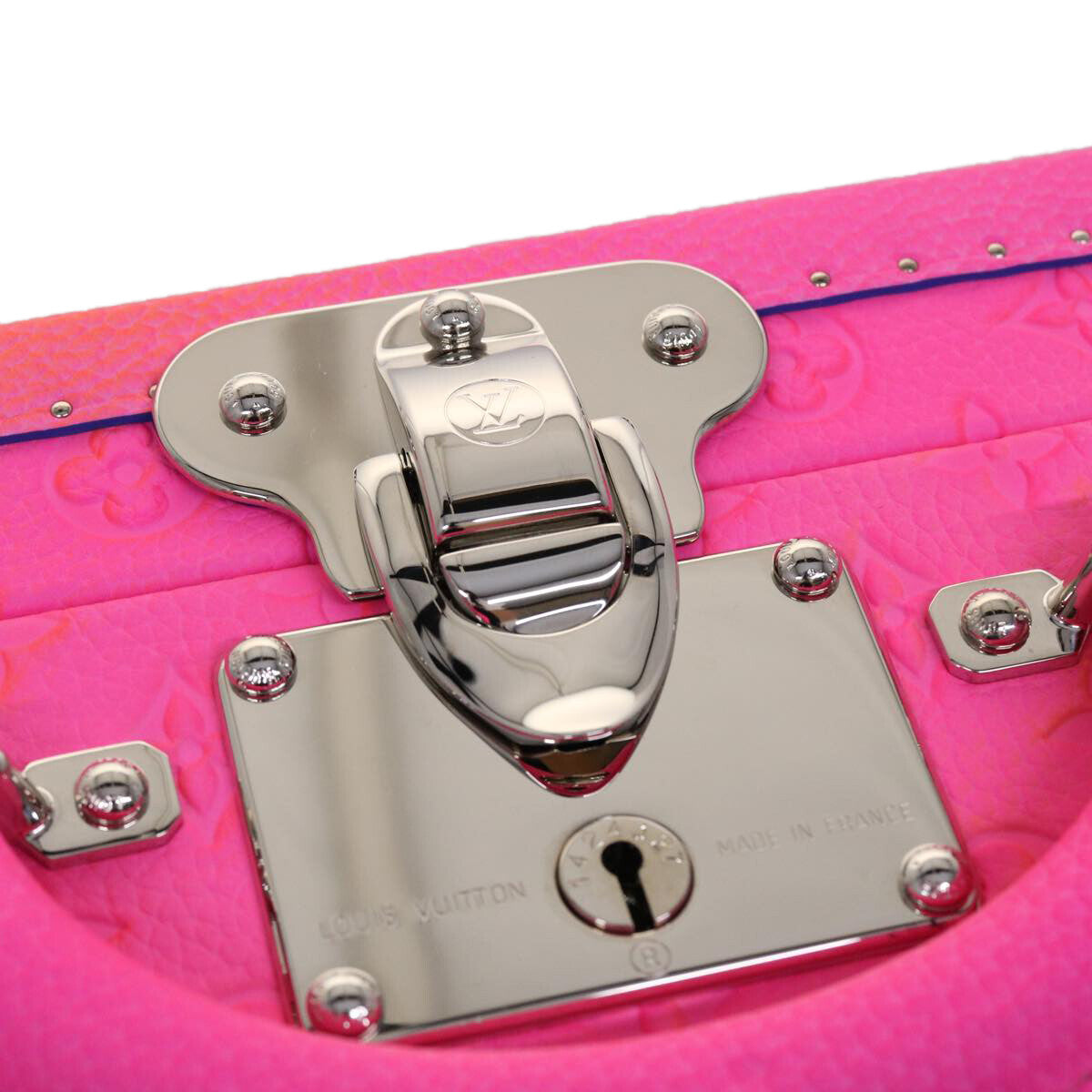 Louis Vuitton Cotteville Trunk Limited Edition Illusion Monogram Taurillon Leather Multicolour Pvc Bag (Pre-Owned)