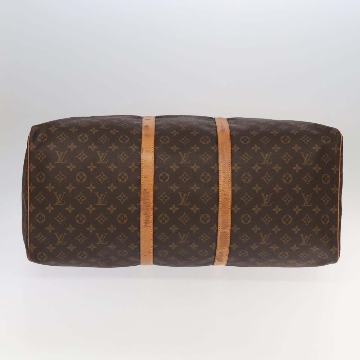 Louis Vuitton Keepall Bag Monogram Canvas Brown Canvas Travel Bag Bag (Pre-Owned)