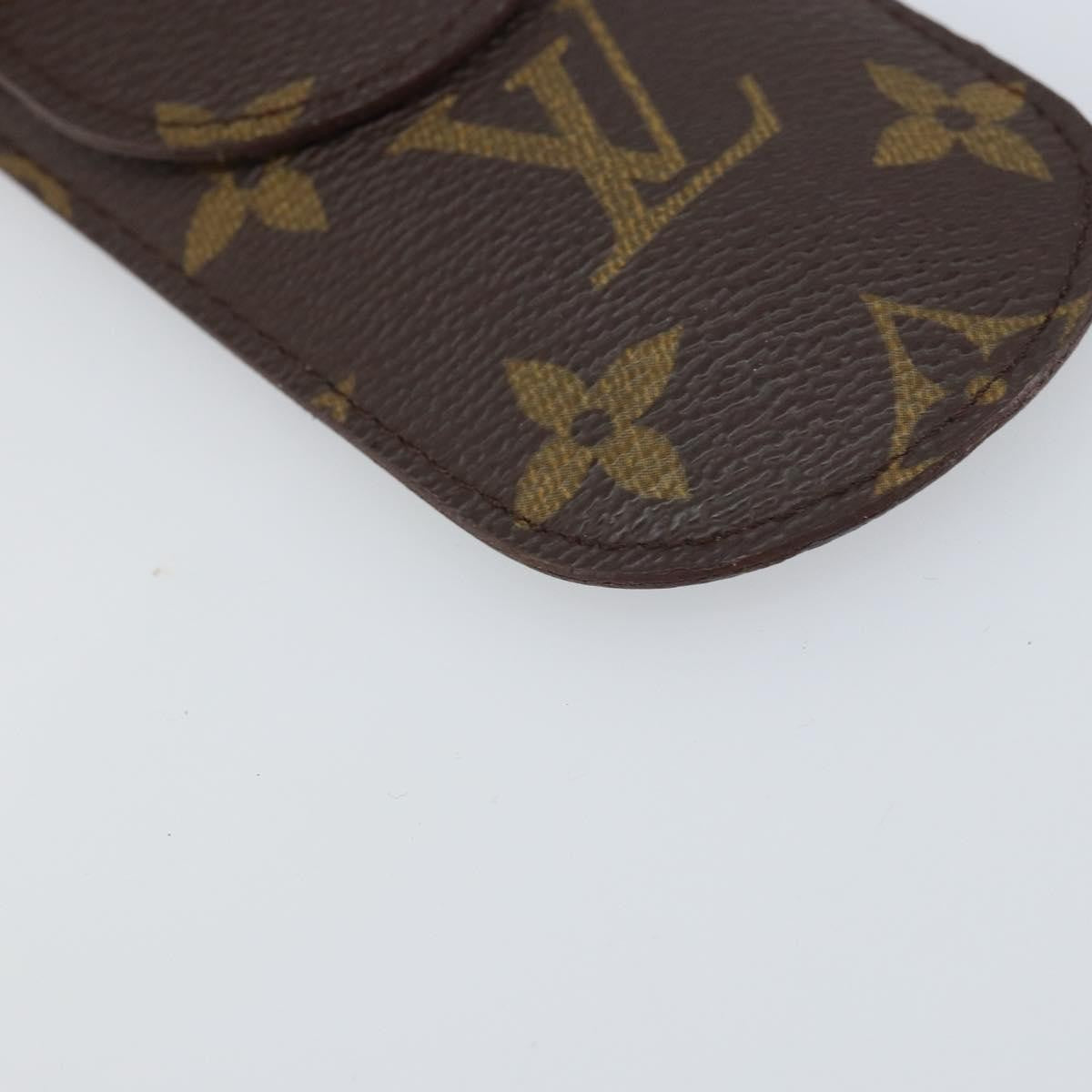 Louis Vuitton Etui À Stylo Canvas Brown Canvas Clutche & Pouche Bag (Pre-Owned)
