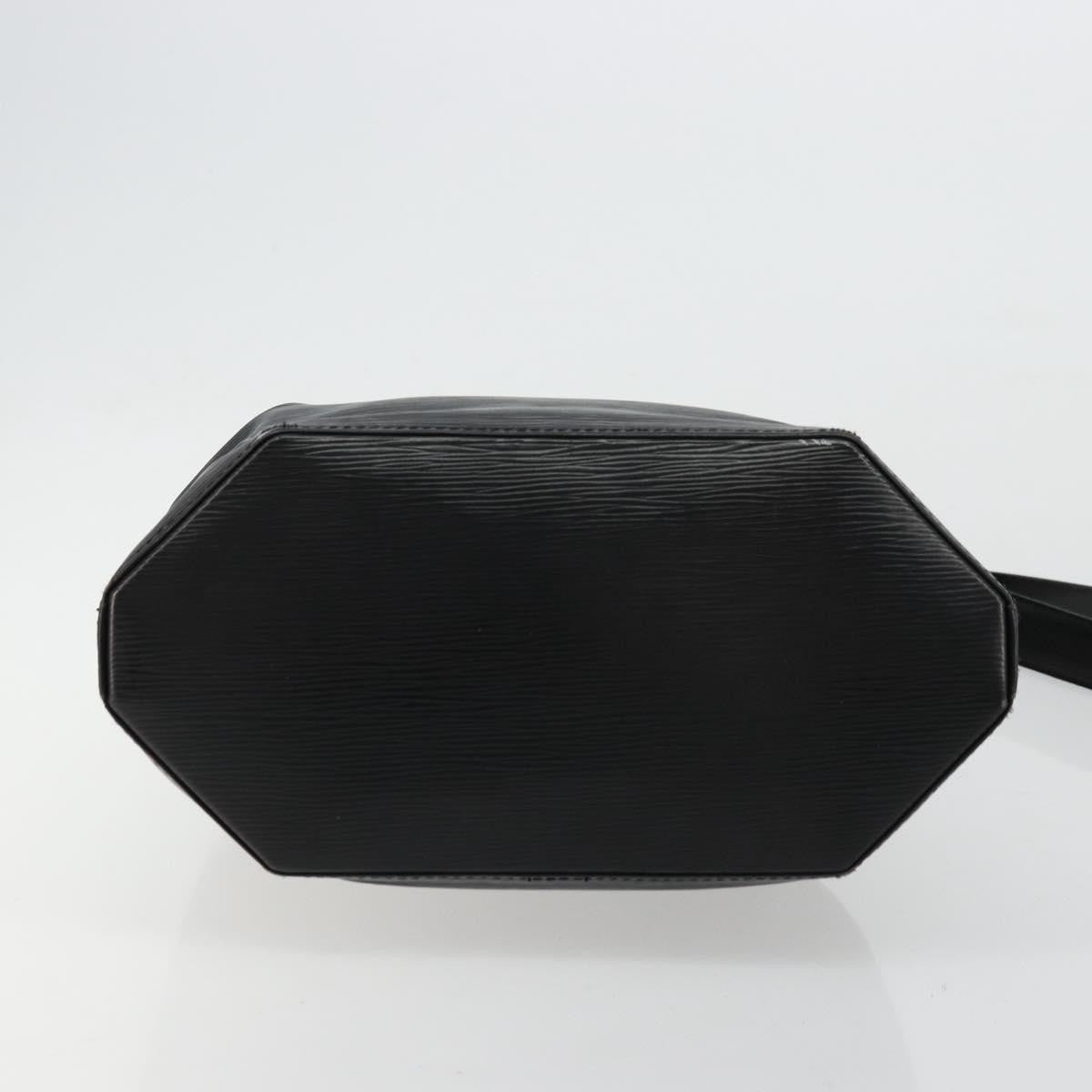 Louis Vuitton Vintage Sac D'epaule Handbag Epi Leather Black Leather Shoulder Bag Bag (Pre-Owned)