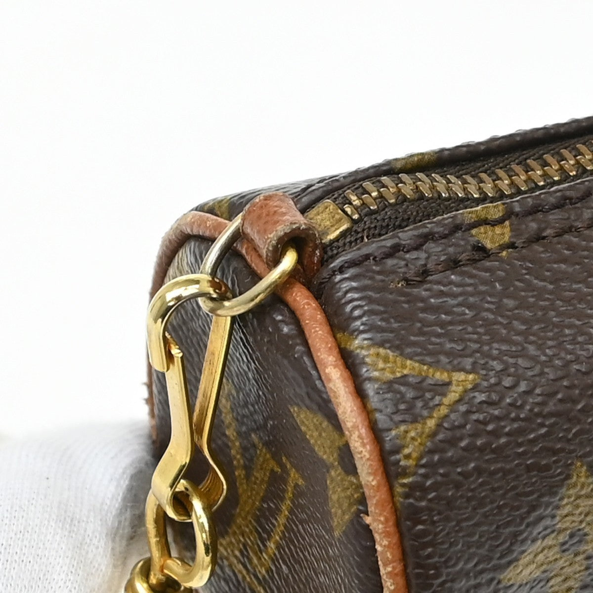 Louis Vuitton Papillon Pochette Monogram Canvas Brown Canvas Clutche & Pouche Bag (Pre-Owned)