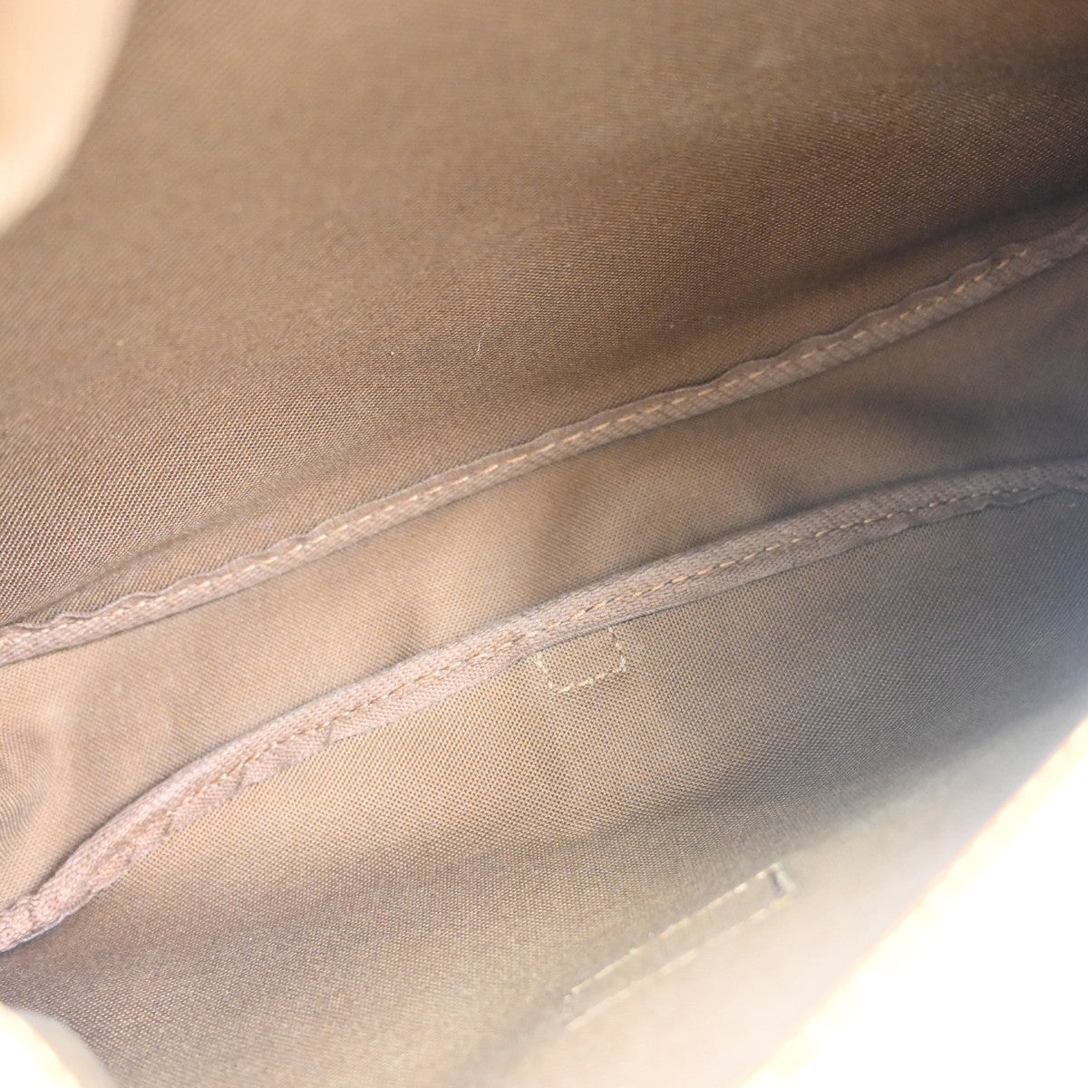 Louis Vuitton Saumur Handbag Monogram Canvas Brown Canvas Shoulder Bag Bag (Pre-Owned)