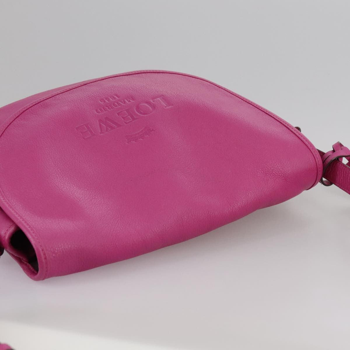 Loewe Heritage Messenger Leather Pink Leather Shoulder Bag Bag (Pre-Owned)