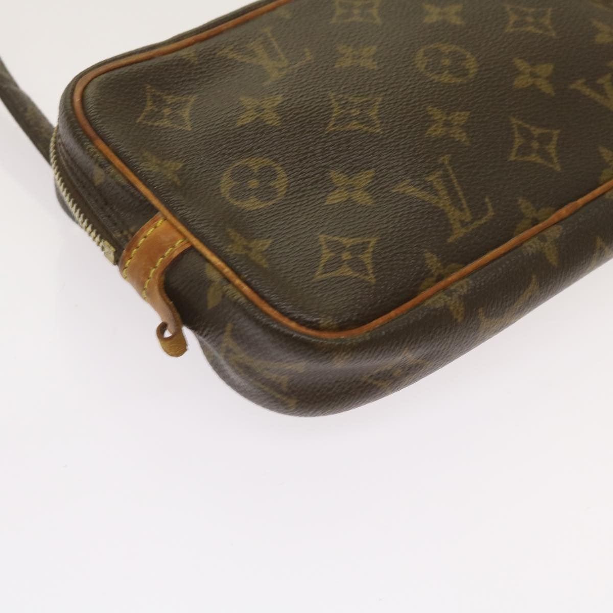 Louis Vuitton Pochette Marly Bandouliere Bag Monogram Canvas Brown Canvas Shoulder Bag Bag (Pre-Owned)