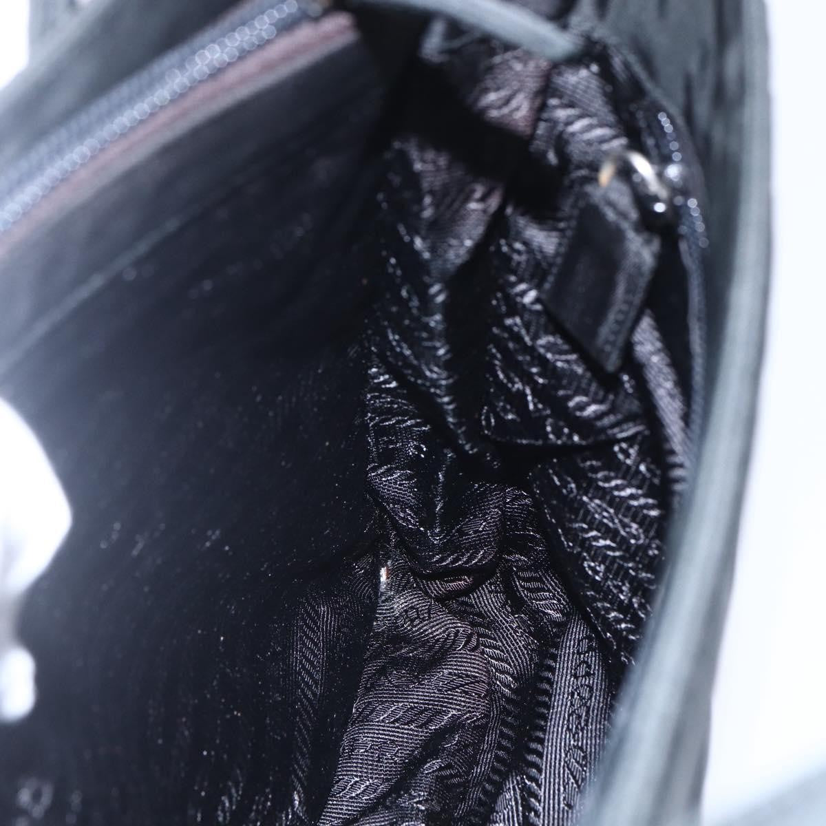 Prada Vintage Shoulder Bag Tessuto Black Nylon Shoulder Bag Bag (Pre-Owned)