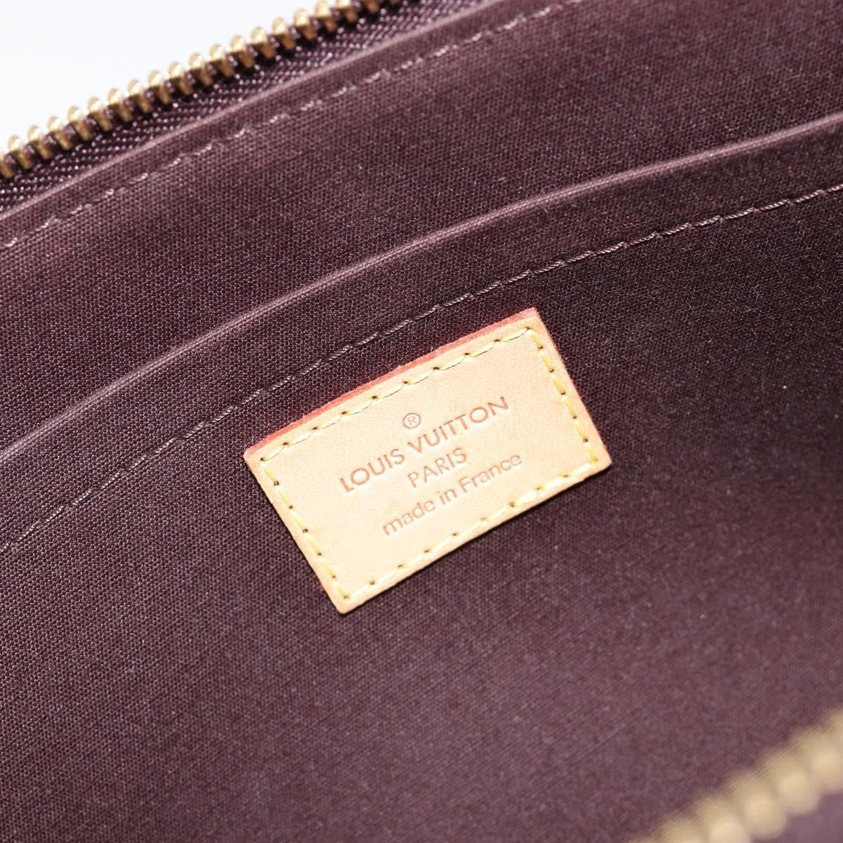 Louis Vuitton Rosewood Avenue Handbag Monogram Vernis Purple Patent_Leather Handbag (Pre-Owned)