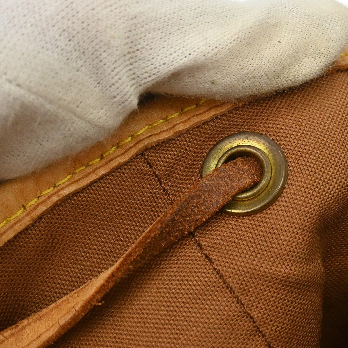Louis Vuitton Vintage Montsouris Backpack Monogram Canvas Brown Canvas Backpack Bag (Pre-Owned)