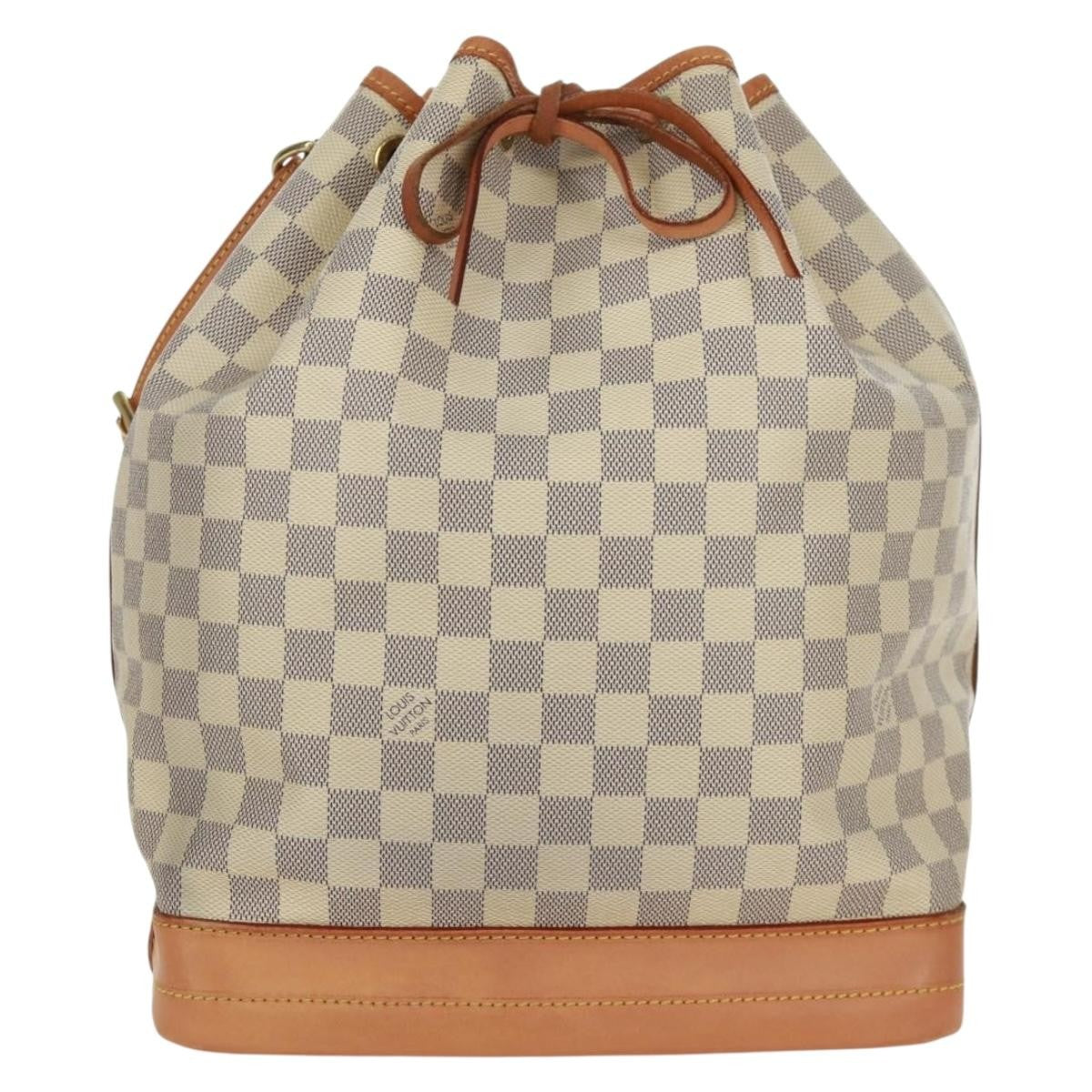Louis Vuitton Noe Handbag Damier Beige Canvas Shoulder Bag Bag (Pre-Owned)