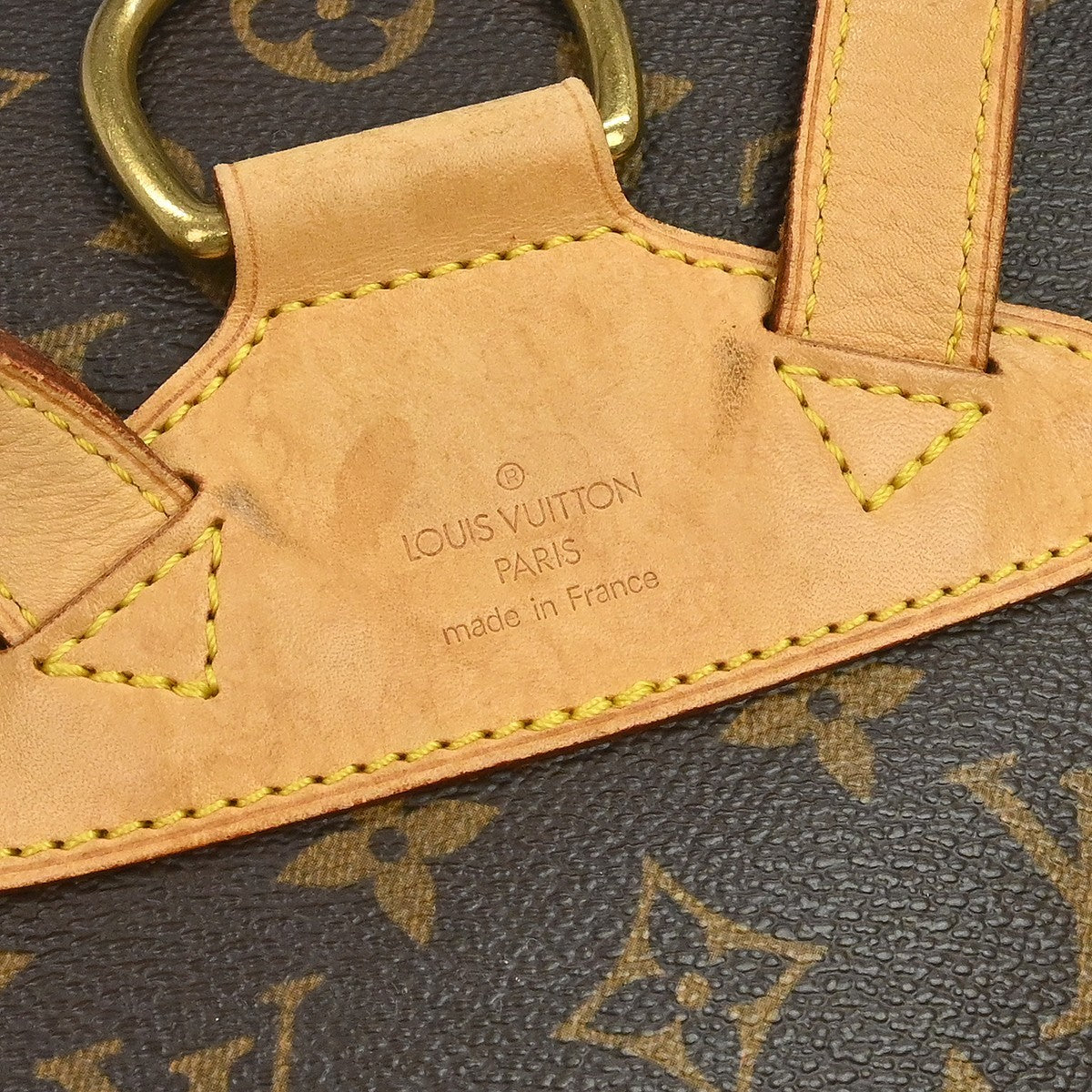 Louis Vuitton Vintage Montsouris Backpack Monogram Canvas Brown Canvas Backpack Bag (Pre-Owned)