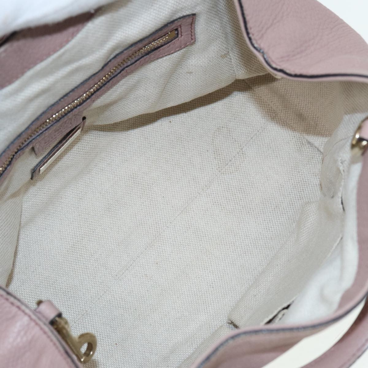 Gucci Soho Convertible Shoulder Bag Leather Pink Leather Tote Bag Bag (Pre-Owned)