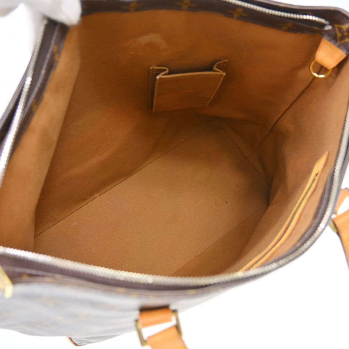 Louis Vuitton Cabas Mezzo Monogram Canvas Brown Canvas Tote Bag Bag (Pre-Owned)