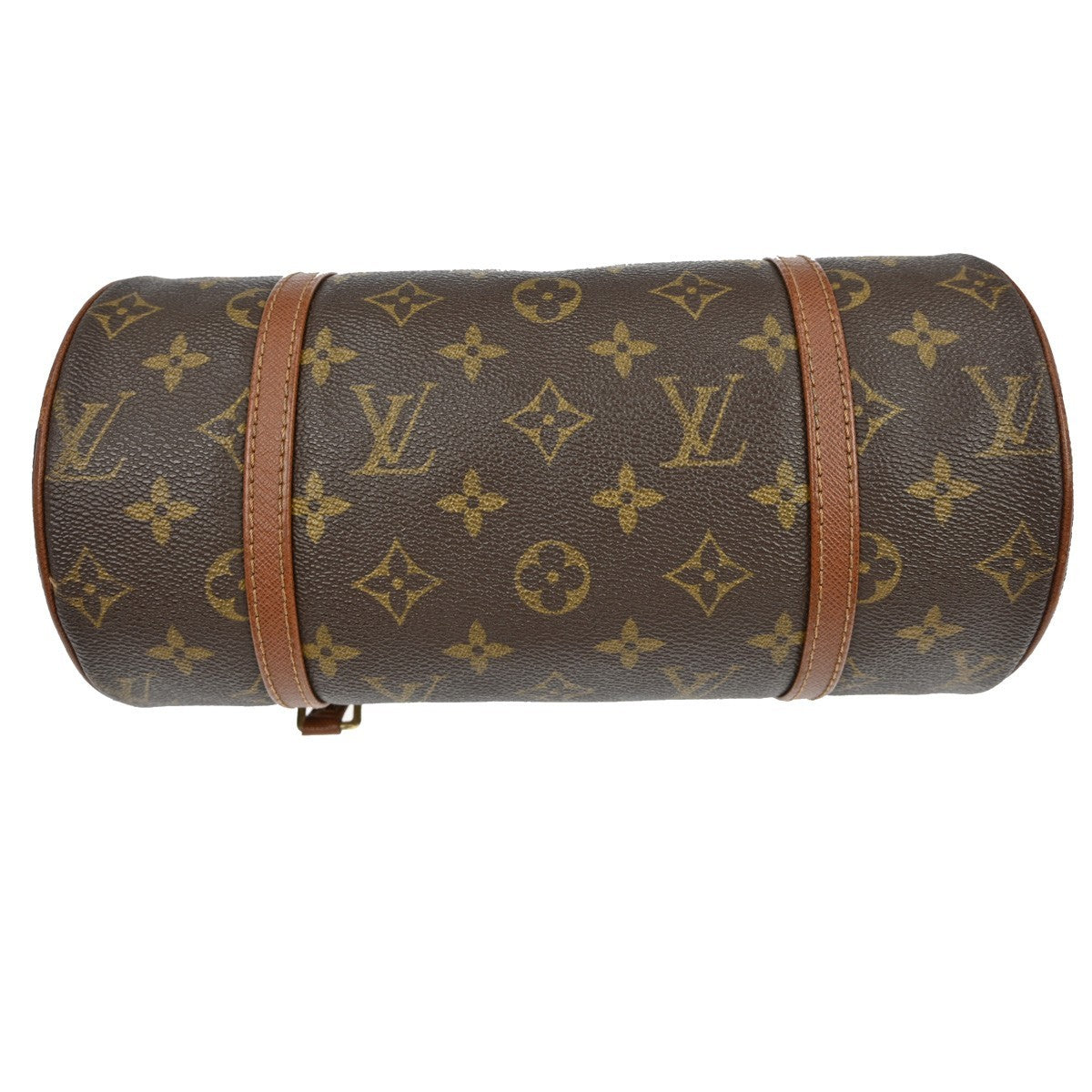 Louis Vuitton Papillon Handbag Monogram Canvas Brown Canvas Handbag (Pre-Owned)