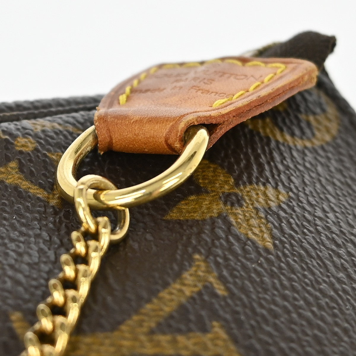 Louis Vuitton Mini Pochette Accessoires Canvas Brown Canvas Clutche & Pouche Bag (Pre-Owned)