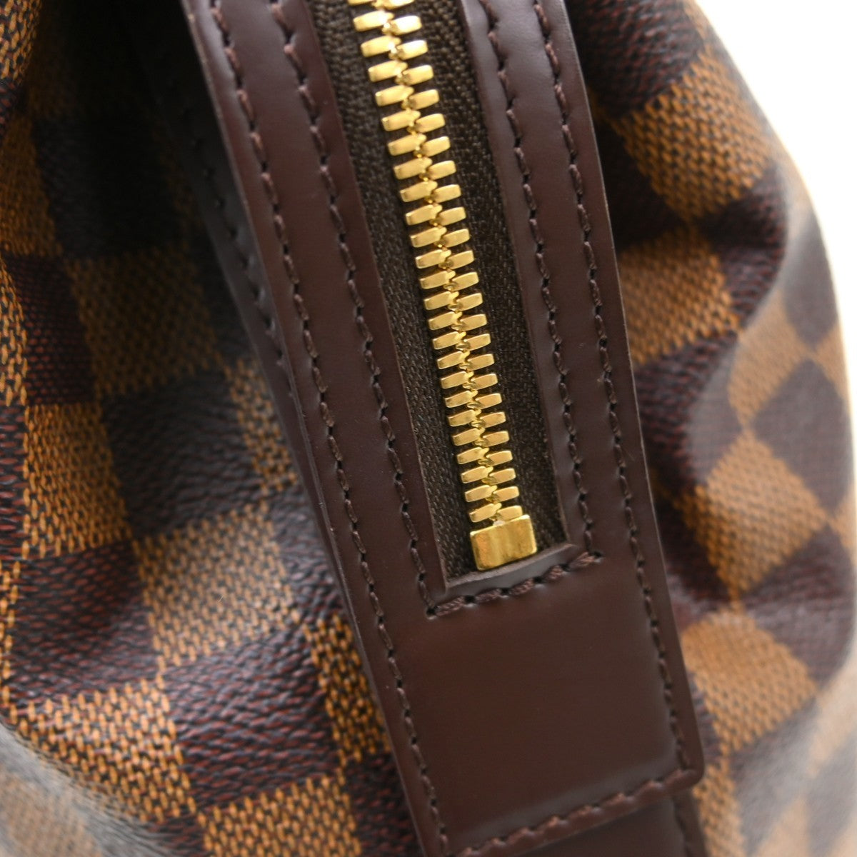 Louis Vuitton Chelsea Handbag Damier Brown Canvas Shoulder Bag Bag (Pre-Owned)