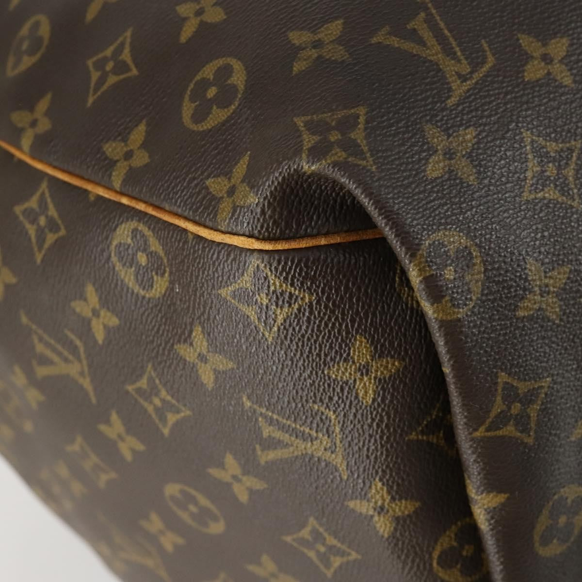 Louis Vuitton Keepall Bag Monogram Canvas Brown Canvas Travel Bag Bag (Pre-Owned)