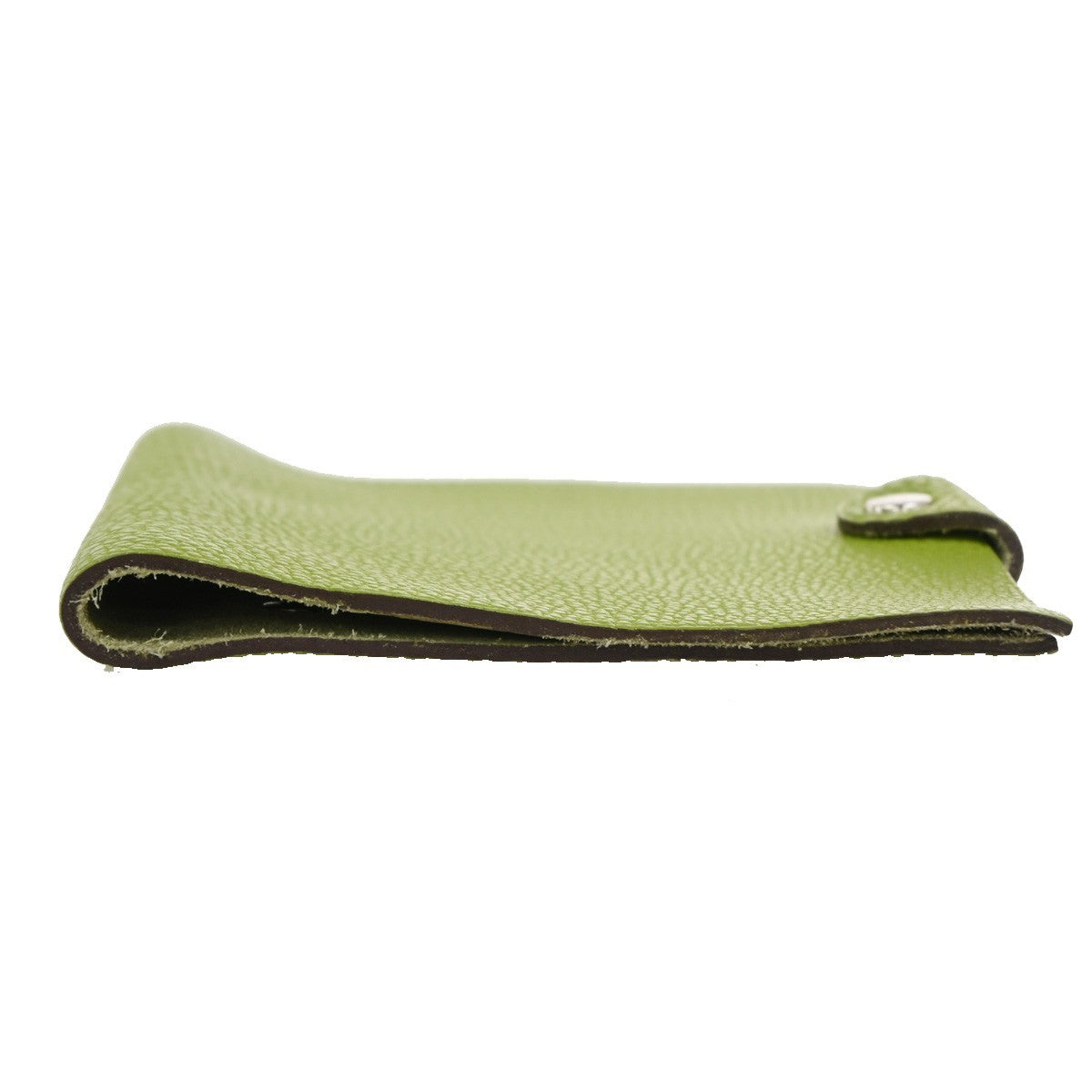 Hermes Ulysse Agenda Cover Leather Green Leather Wallets Accessory (Pre-Owned)