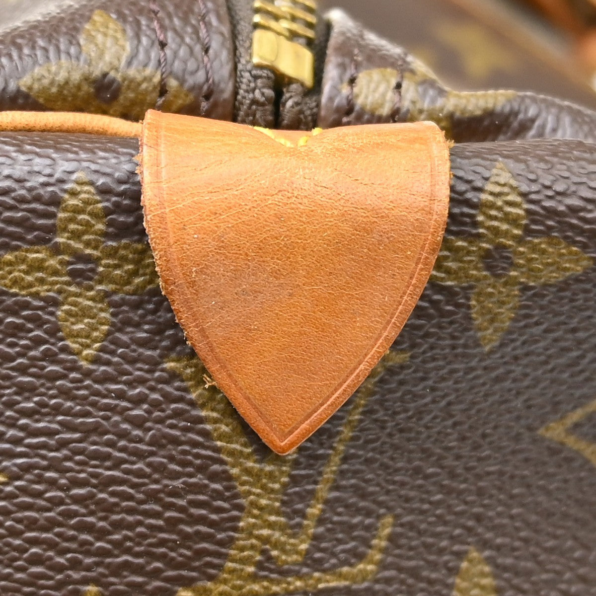 Louis Vuitton Keepall Bag Monogram Canvas Brown Canvas Travel Bag Bag (Pre-Owned)