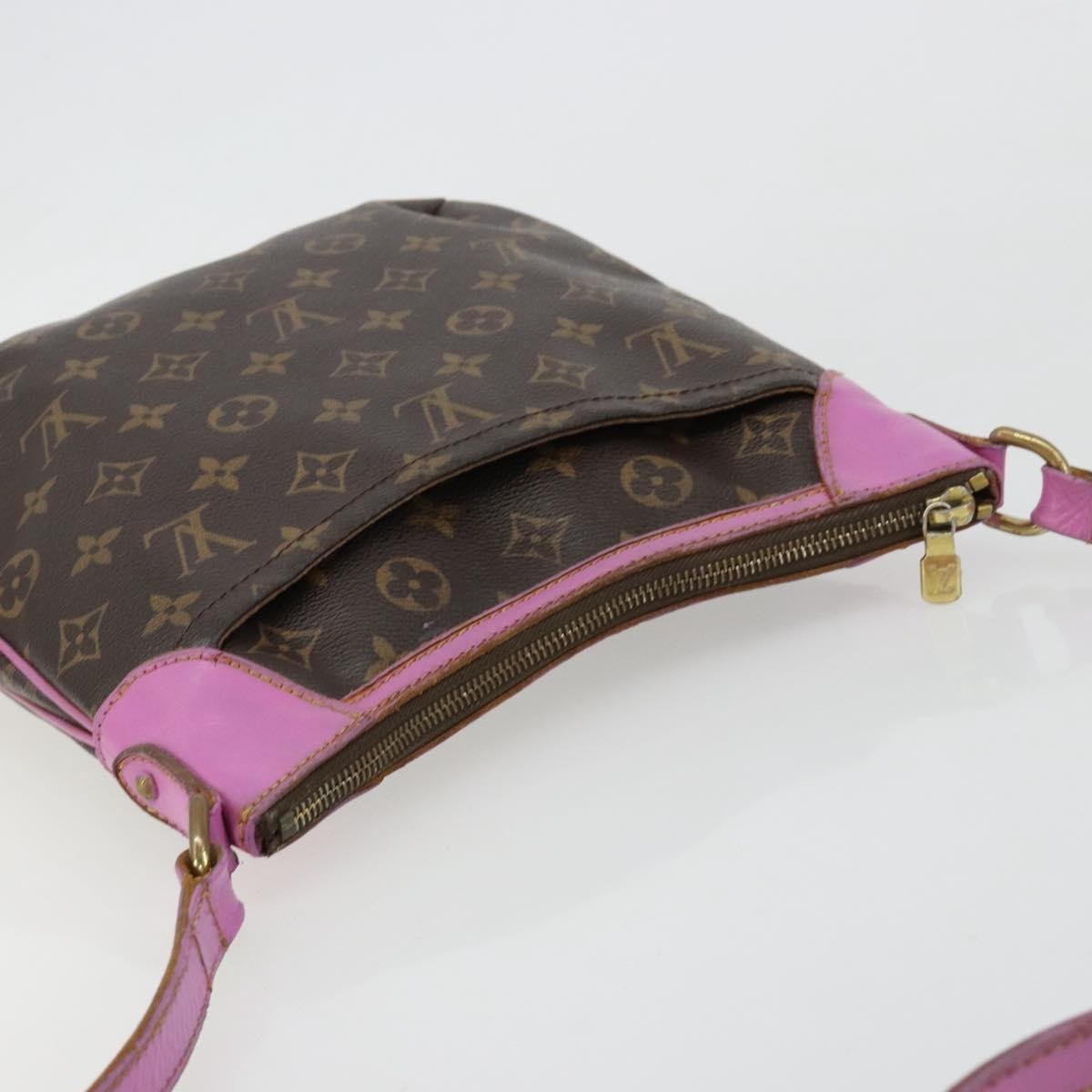 Louis Vuitton Odeon Handbag Monogram Canvas Brown Canvas Shoulder Bag Bag (Pre-Owned)
