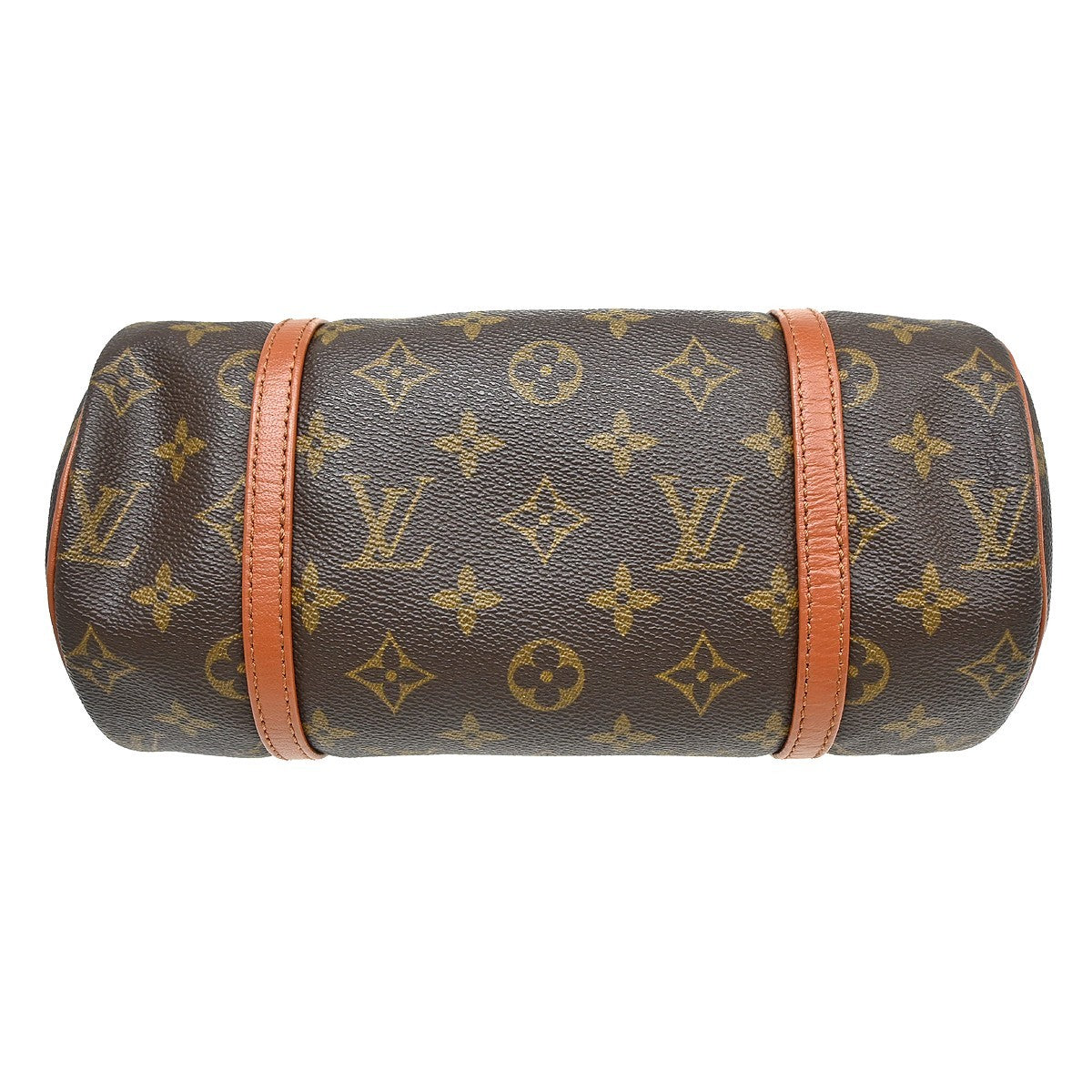 Louis Vuitton Papillon Handbag Monogram Canvas Brown Canvas Handbag (Pre-Owned)