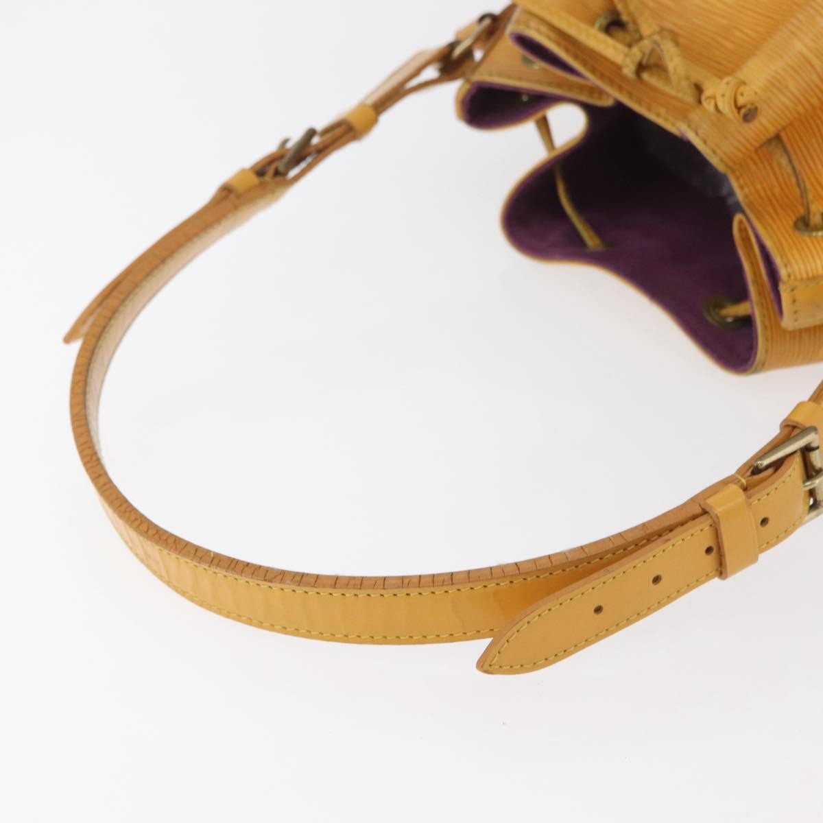 Louis Vuitton Noe Handbag Epi Leather Yellow Leather Shoulder Bag Bag (Pre-Owned)
