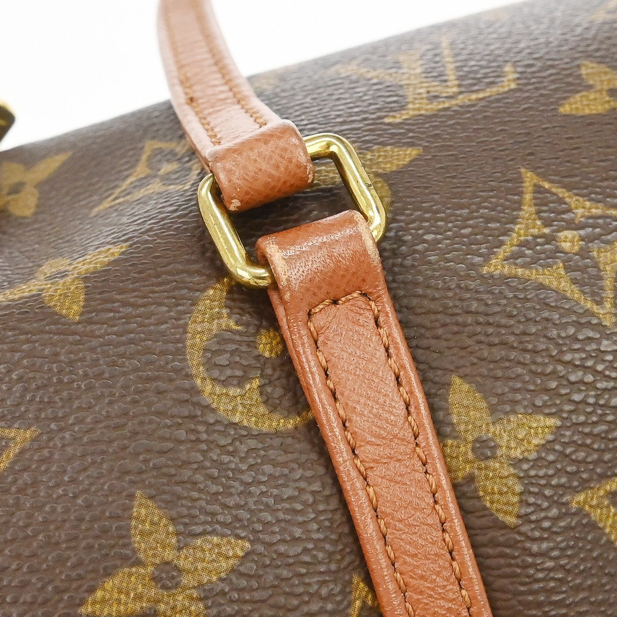 Louis Vuitton Papillon Handbag Monogram Canvas Brown Canvas Handbag (Pre-Owned)