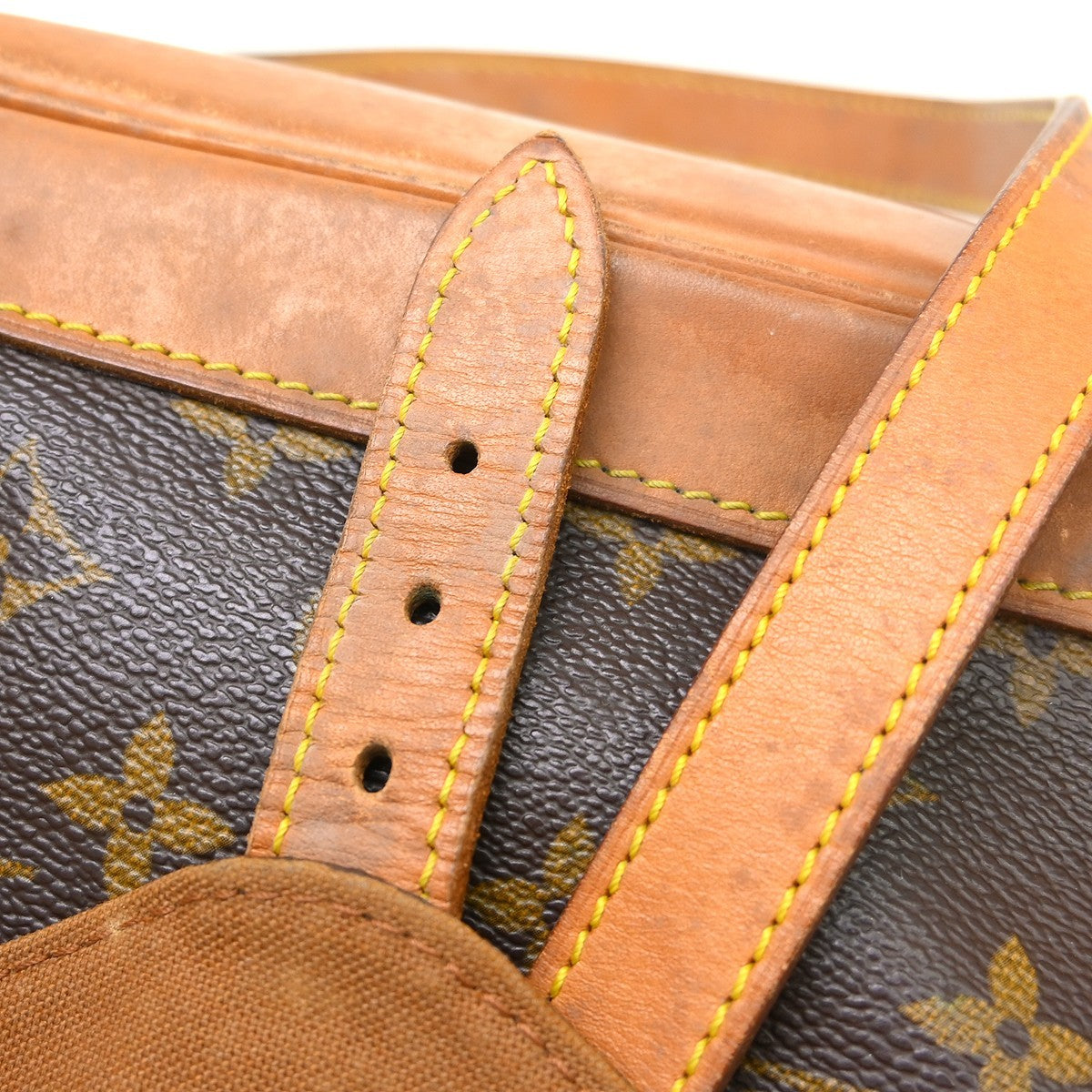 Louis Vuitton Vintage Montsouris Backpack Monogram Canvas Brown Canvas Backpack Bag (Pre-Owned)