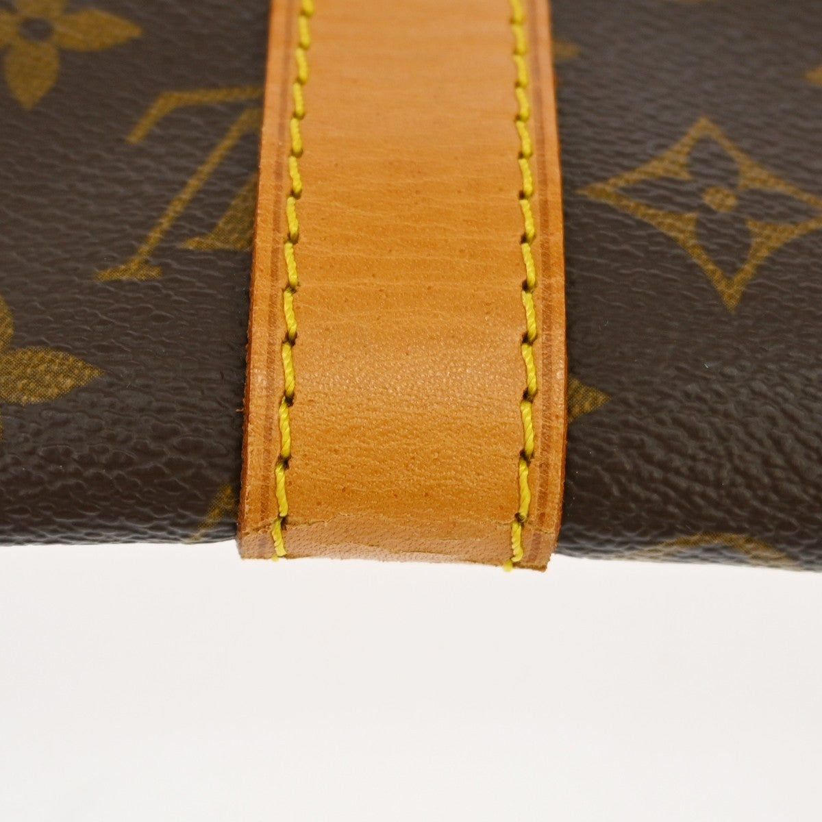 Louis Vuitton Keepall Bandouliere Bag Monogram Canvas Brown Canvas Travel Bag Bag (Pre-Owned)